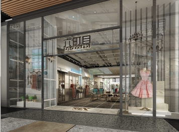 六町目女装展柜案例